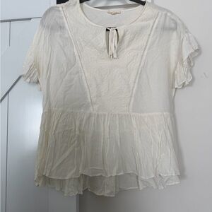 Elegant White Women's Top